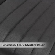 Hawsaiy Modern Upholstered Dining Chairs with Thick Cushions and Metal Legs Set of 2/4/6