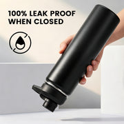 Hawsaiy 24 oz Insulated Stainless Steel Water Bottle with Handle, Leak-Proof Lid & Wide Mouth, Double Wall Vacuum, BPA Free, Keeps Cold & Hot