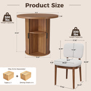 Hawsaiy 3-Piece Dining Table Set for 2, 31.5