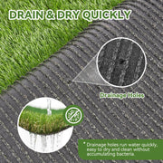 Hawsaiy Artificial Grass Rug, 1.38