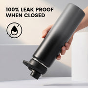 Hawsaiy 24 oz Insulated Stainless Steel Water Bottle with Handle, Leak-Proof Lid & Wide Mouth, Double Wall Vacuum, BPA Free, Keeps Cold & Hot