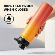 Hawsaiy 24 oz Insulated Stainless Steel Water Bottle with Handle, Leak-Proof Lid & Wide Mouth, Double Wall Vacuum, BPA Free, Keeps Cold & Hot