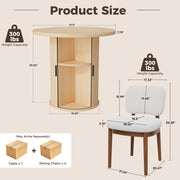Hawsaiy 3-Piece Dining Table Set for 2, 31.5