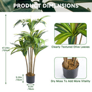 Hawsaiy Artificial Brazilian Ironwood Tree - Realistic Faux Tree for Home or Office Decor