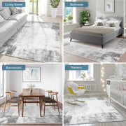 Hawsaiy Modern Area Rug  Persian Patterned Washable for Living Room