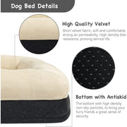 Hawsaiy Memory Foam Dog Bed - Washable, Non-Slip, & Waterproof