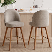 Hawsaiy Modern Swivel Bar Stools Set of 2/3/4, 26