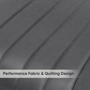 Hawsaiy Modern Upholstered Dining Chairs with Thick Cushions and Metal Legs Set of 2/4/6