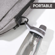 Hawsaiy 32oz Clear Plastic Leak-Proof Water Bottle,BPA-Free