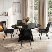 Hawsaiy 5 Piece Extendable Dining Table Set for 4, 47.24