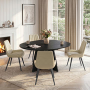 Hawsaiy 5 Piece Extendable Dining Table Set for 4, 47.24