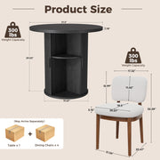 Hawsaiy 3-Piece Dining Table Set for 2, 31.5