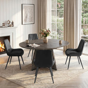 Hawsaiy 5 Piece Extendable Dining Table Set for 4, 47.24
