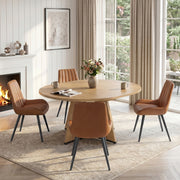 Hawsaiy 5 Piece Extendable Dining Table Set for 4, 47.24