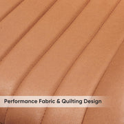 Hawsaiy Modern Upholstered Dining Chairs with Thick Cushions and Metal Legs Set of 2/4/6