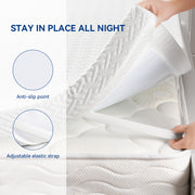 Nalupatio 3 Inch Gel Memory Foam Mattress Topper Full Size, Gel-Infused Mattress Pad Cover for Back Pain,Bed Topper with Removable & Washable Bamboo Cover Brand: Aivermeil