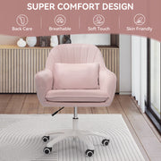 Hawsaiy Comfy Office Chair with Lumbar Support Pillow,Desk Chair with Smooth Wheels for Home Office