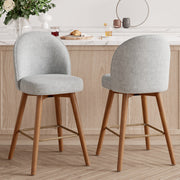 Hawsaiy Modern Swivel Bar Stools Set of 2/3/4, 26