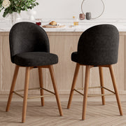 Hawsaiy Modern Swivel Bar Stools Set of 2/3/4, 26
