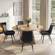 Hawsaiy 5 Piece Extendable Dining Table Set for 4, 47.24
