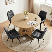 Hawsaiy 5 Piece Extendable Dining Table Set for 4, 47.24