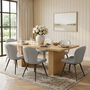 Hawsaiy Dining Table Set for 6, 78