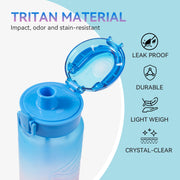 Hawsaiy 32oz BPA Free Plastic Water Bottle with Tea Filter