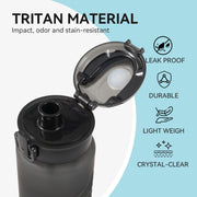 Hawsaiy 32oz BPA Free Plastic Water Bottle with Tea Filter