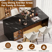 Hawsaiy 5 Piece Dining Table Set for 4, 63