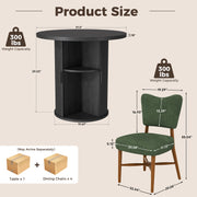 Hawsaiy 3-Piece Dining Table Set for 2, 31.5