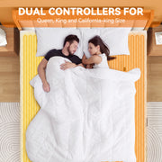 Hawsaiy Heated Mattress Pad,Electric Mattress Pad Luxury Bed Warmer 10 Heat Settings|Auto Off 2-4-8 Hours|Fit Up to 18