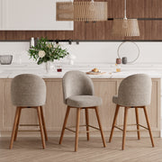 Hawsaiy Modern Swivel Bar Stools Set of 2/3/4, 26