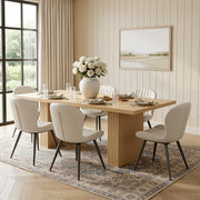 Hawsaiy Dining Table Set for 6, 78