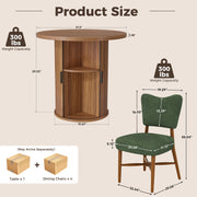 Hawsaiy 3-Piece Dining Table Set for 2, 31.5