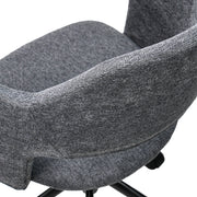 Hawsaiy Modern Office Chair with Smooth Rolling Casters for Home Office, Study Room, or Commercial Use