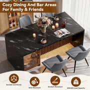 Hawsaiy 5 Piece Dining Table Set for 4, 63