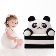 Hawsaiy Kids Sofa 2-in-1 Foldable Armchair with Liner Filler Cute Cartoon Lazy Sofa Bed for Living Room or Bedroom