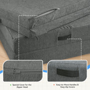 Hawsaiy Kids Sofas Modular 4PCS Sponge Armless Reclining Sofa with Removable Cover