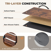 Hawsaiy Fabric Dresser Storage Cabinet with 9 Drawers and 2 Shelves, Tall Dresser Organizer with Side Pocket, Wood Top & Metal Frame for Bedroom, Closet, Entryway, Living Room,