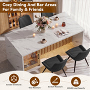 Hawsaiy 5 Piece Dining Table Set for 4, 63