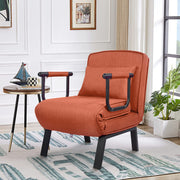 Hawsaiy Convertible Sleeper Leisure Recliner, Adjustable Lounge Chair, Arm Chair, and Sofa Bed