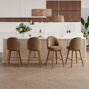 Hawsaiy Modern Swivel Bar Stools Set of 2/3/4, 26
