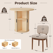 Hawsaiy 3-Piece Dining Table Set for 2, 31.5
