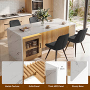 Hawsaiy 5 Piece Dining Table Set for 4, 63