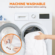 Hawsaiy Heated Mattress Pad,Electric Mattress Pad Luxury Bed Warmer 10 Heat Settings|Auto Off 2-4-8 Hours|Fit Up to 18