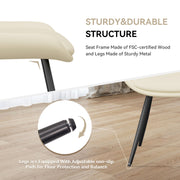 Hawsaiy Modern Faux Leather Dining Chair Set of 2/4/6 with Sturdy Metal Frame