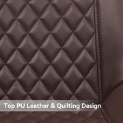 Hawsaiy Modern Dining Side Chairs, Set of 2/4/6 Gray Faux Leather Upholstered Chairs