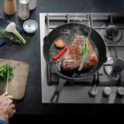 Hawsaiy 3 pcs Cast Iron Skillet Set, Pre-Seasoned Frying Pans with Single Handle, 6