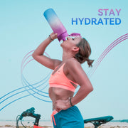 Hawsaiy 32oz BPA Free Plastic Water Bottle with Tea Filter