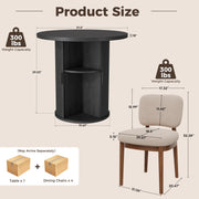 Hawsaiy 3-Piece Dining Table Set for 2, 31.5